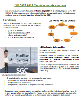 PLANIFICACION DE CAMBIOS